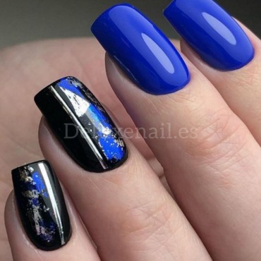 Transfer Foil Nails World 50 - NEGRO HOLOGRÁFICO (cuadrados)