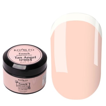 Rubber Base French 004 Tan Angel sin pincel Komilfo, Beige, 30 ml