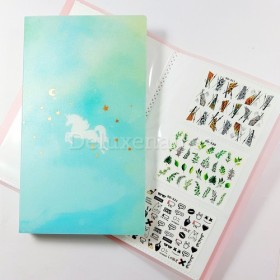 Álbum para pegatinas, Unicornio, Coral, 108 secciones