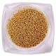 Microbolitas caviar metálicas Komilfo, Oro, 1 mm
