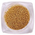 Microbolitas caviar metálicas Komilfo, Oro, 1 mm