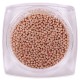 Microbolitas caviar metálicas Komilfo, Oro rosado, 1 mm