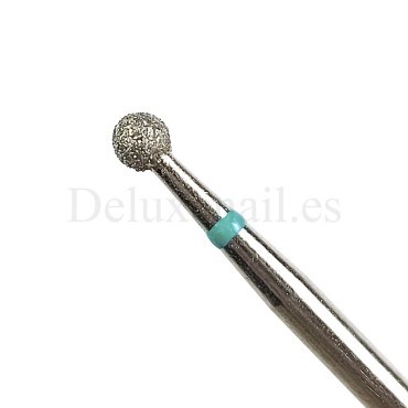 Fresa diamante bola para la cutícula, granulación dura, 2.5 mm (7з025)