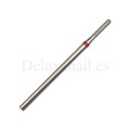 Fresa Roja Cilindro Redondeado, Ø1.6 mm, 65k016, grano suave, Freza