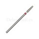 Fresa Roja Cono Fino, Ø2.5 mm, 83k025, grano suave, Freza