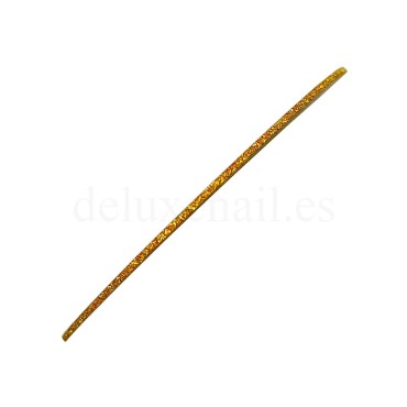 Cinta adhesiva, Dorado purpurina, 1 mm.