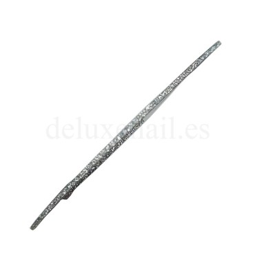 Cinta adhesiva, Plata purpurina, 1 mm.