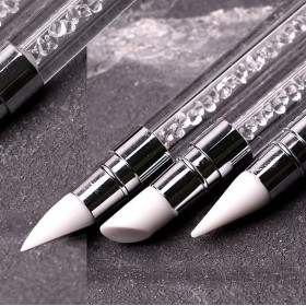 Kit de 3 pinceles de silicona Komilfo para decoración