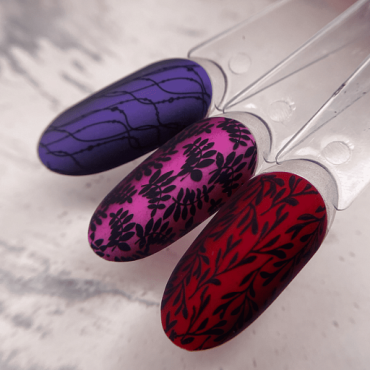 Esmalte Stamping Dark 18, Morado, 10 ml