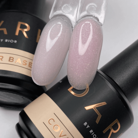 Base Opal 02 Dark, Rosa con micro brillo rosa, 30 ml