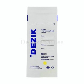 Bolsas de esterilización Dezik, 100x200 mm, 100 uds, auto sellantes, color blanco