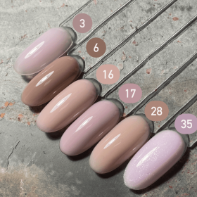 Gel constructor Dark Medium Gel 28, Beige, 15 ml