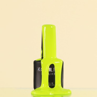 Esmalte Permanente Kaleidoscopic K002 Komilfo, Amarillo Lima Neón, 8 ml