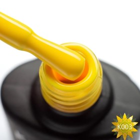 Esmalte Permanente Kaleidoscopic K003 Komilfo, Amarillo Neón, 8 ml