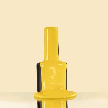 Esmalte Permanente Kaleidoscopic K003 Komilfo, Amarillo Neón, 8 ml