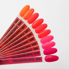 Esmalte Permanente Kaleidoscopic K006 Komilfo, Zanahoria Neón, 8 ml
