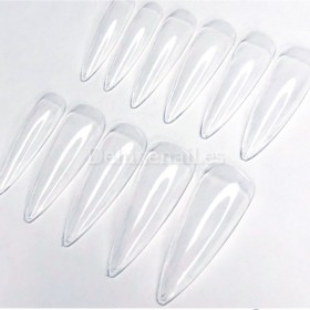 Tips de gel, Stiletto, 460 uds, 11 medidas