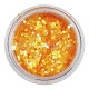 Cuadrados brillantes 05, Naranja multicolor, 2,5 mm