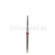 Fresa Roja Cono Fino, Ø1.8 mm, 856.104.194.100.018, grano suave, RosBel