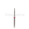 Fresa Roja Cono Fino, Ø1.8 mm, 856.104.194.100.018, grano suave, RosBel