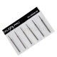 Kit de 6 fresas Rojas Cono fino, Ø1.6 mm, FA70R016/10, grano suave, Staleks