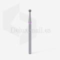 Fresa Roja Bola, Ø2.5 mm, FA01R025, grano suave, Staleks