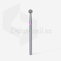 Fresa Roja Bola, Ø4 mm, FA01R040, grano suave, Staleks