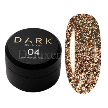 Pintura de gel Dark Diamond Gel 004, Dorado, 5 gr