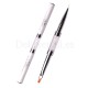 Pincel Doble Sintético Gel flat 4/Liner 7 Komilfo, 6/7 mm