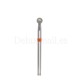 Fresa Roja Bola Kmiz, Ø3.5 mm, grano suave, ref: 856.104.001.031.035