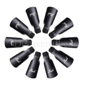 Nail Remover Clips, Negro, 10 Uds.