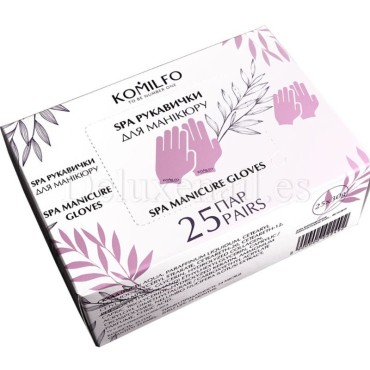 SPA Guantes para manicura Komilfo, 25 par