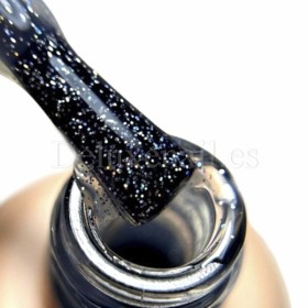 Top sin pegajosidad Shine 02 Dark, Purpurina Multicolor, 10 ml