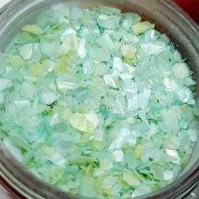 Concha Rota perlada copos pequeños 17, Verde pastel, 2 gr