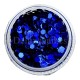 Lentejuelas 009, Azul oscuro, 2,5 mm