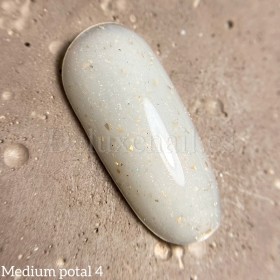 Gel Medium Potal Gel 04 Dark, Blanco Lechoso con foil dorado, 15 ml