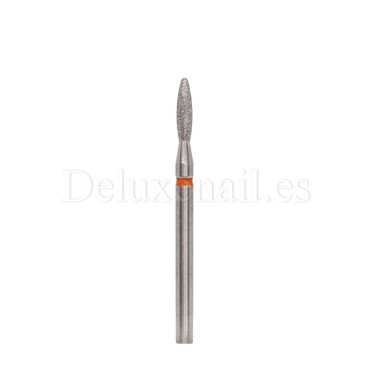 Fresa Roja Llama sin punta Kmiz, Ø2.1 mm, grano suave, ref: 856.104.243.080.021 safe end