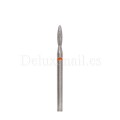 Fresa Roja Llama sin punta Kmiz, Ø2.1 mm, grano suave, ref: 856.104.243.080.021 safe end