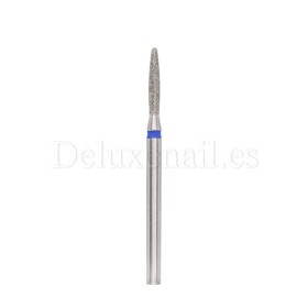 Fresa Azul Llama sin punta Kmiz, Ø1.8 mm, grano medio, ref: 866.104.243.100.018 safe end