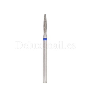 Fresa Azul Llama sin punta Kmiz, Ø1.8 mm, grano medio, ref: 866.104.243.100.018 safe end