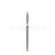 Fresa Roja Llama sin punta Kmiz, Ø2.3 mm, grano suave, ref: 856.104.243.100.023 safe end