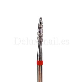 Fresa Roja Llama Tornado, Ø2.3 mm, F124, grano suave, Dark