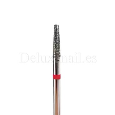 Fresa Roja Cono truncado, Ø2.5 mm, F130, grano suave, Dark