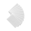 Servilletas sin pelusa 6x4, 500 uds, Blanco