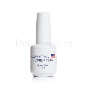 Base Gel Mild AMERICAN CREATOR, base elástica para aumentar la adherencia (prebase), transparente, 15 ml