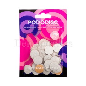 PDF-10-180w (XS-Ø10 mm) Pack de discos desechables Staleks, Grano 180, 50 uds