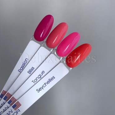 Esmalte Permanente Tongue American Creator, Rosa Chicle neón, 15 ml