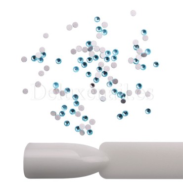 Cristales Komilfo, Aquamarine, SS 4, 100 uds