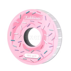 ATS-180w - Recambio Donut cinta de lima adhesiva desechable Staleks Expert, 8 metros, 100 grit