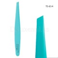 TE-65/4 - Pinza para las cejas con funda Staleks Expert, forma biselada, 5 mm